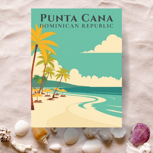 Carte Postale Punta Cana République Dominicaine Plage Tropicale 