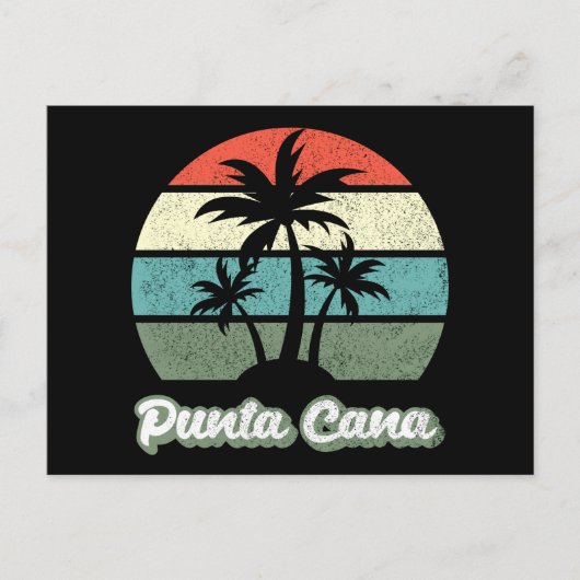 Carte Postale Punta Cana République Dominicaine Poste vacances f (Devant)