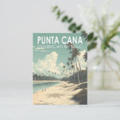 Carte Postale Punta Cana République Dominicaine Travel Art Vinta (Debout devant)
