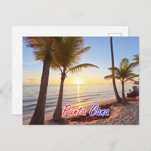 CARTE POSTALE PUNTA CANA SCELER AMANECER (Devant / Derrière)