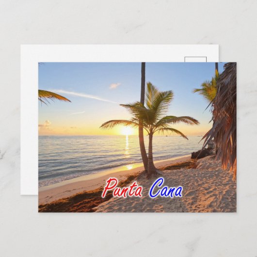 CARTE POSTALE PUNTA CANA SCELER AMANECER (Devant / Derrière)