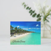 Carte Postale Punta Cana Tropical Sandy Beach Resort Vue (Debout devant)