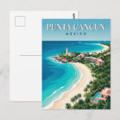 Carte Postale Punta Cancun Mexique (Devant / Derrière)