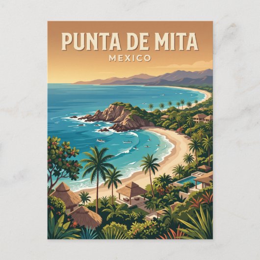Carte Postale Punta de Mita Mexique (Devant)