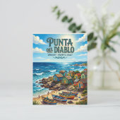 Carte Postale Punta del Diablo (Debout devant)