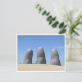 Carte Postale punta la mano (Debout devant)