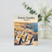 Carte Postale Punta Tombo Argentine (Debout devant)