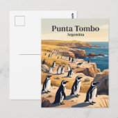 Carte Postale Punta Tombo Argentine (Devant / Derrière)