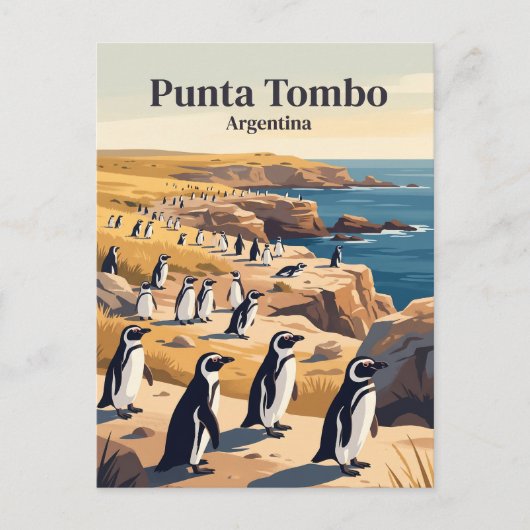 Carte Postale Punta Tombo Argentine (Devant)