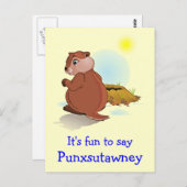 Carte postale Punxsutawney (Devant / Derrière)