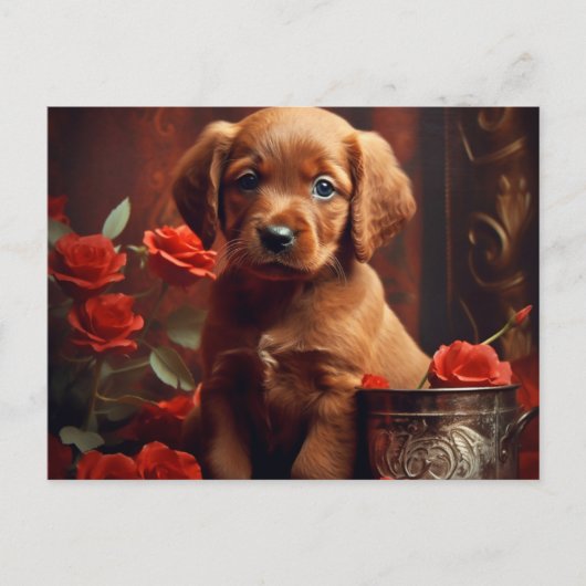 Carte Postale Puppy (Devant)