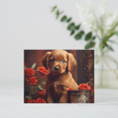 Carte Postale Puppy (Debout devant)