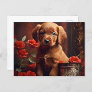 Carte Postale Puppy