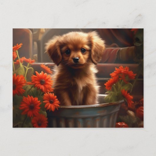 Carte Postale Puppy (Devant)