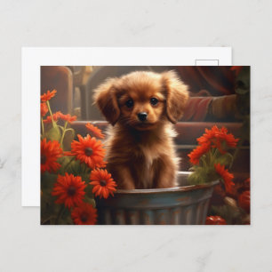 Carte Postale Puppy