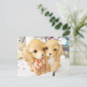 Carte Postale Puppy Duo (Debout devant)