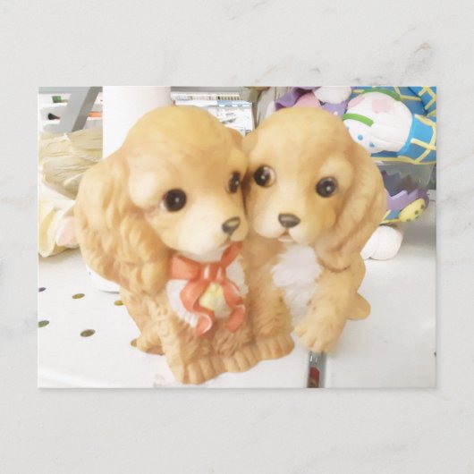Carte Postale Puppy Duo (Devant)