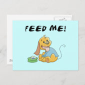Carte Postale Puppy Feed Me Tshirts et cadeaux (Devant / Derrière)