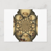 Carte Postale Puppy Kaleidoscope Art Print (Devant)