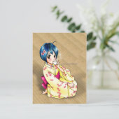 Carte Postale Puppy Love Yukata (Debout devant)