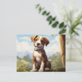 Carte postale Puppy Perfection (Debout devant)