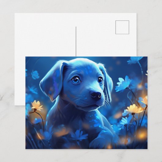 Carte postale Puppyhood Adventures (Devant / Derrière)