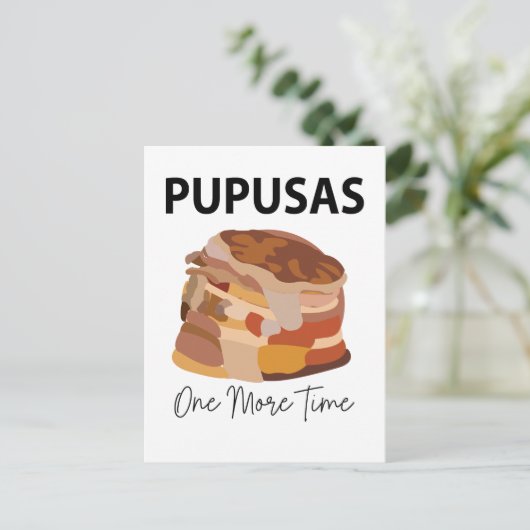 Carte Postale Pupusas El Salvador Pupusas Pain Pupusas (Debout devant)