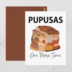 Carte Postale Pupusas El Salvadorien Pain Salvadorien Pupusas