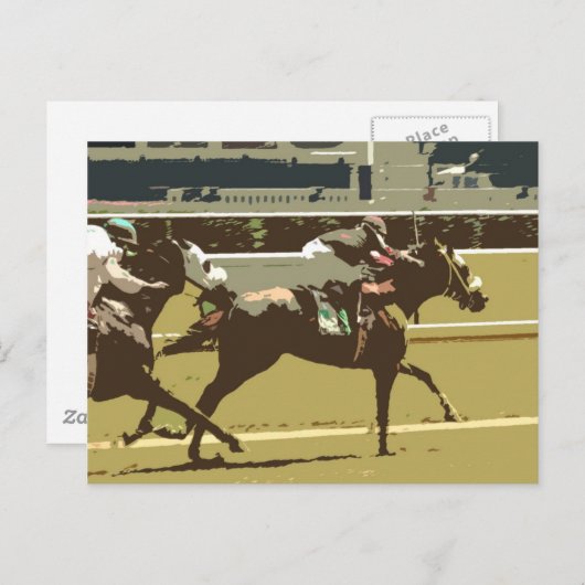 Carte Postale pur-sang (Devant / Derrière)