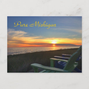 Carte postale Pure Michigan Sunset Beach