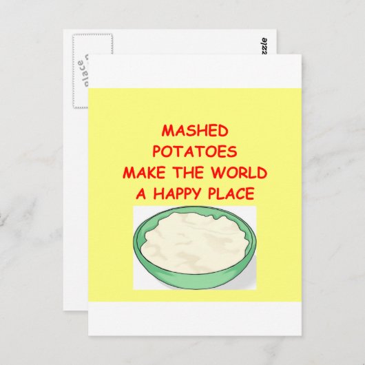 Carte Postale purée (Devant / Derrière)