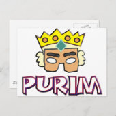 Carte Postale Purim (homonymie) (Devant / Derrière)