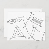 Carte Postale Purim (homonymie) (Devant / Derrière)