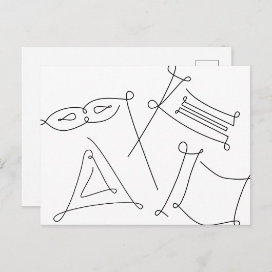 Carte Postale Purim (homonymie) (Devant / Derrière)