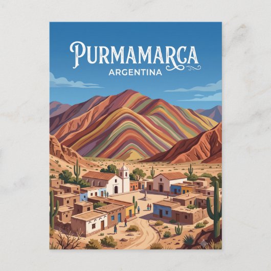 Carte Postale Purmamarca Argentine (Devant)