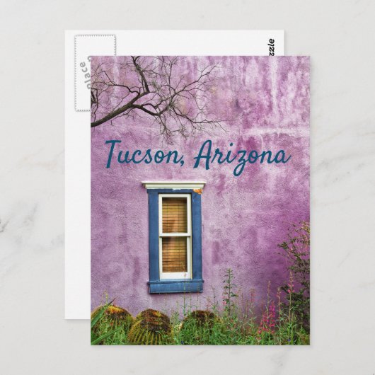 Carte Postale Purple And Blue dans le sud-ouest de Tucson, Arizo (Devant / Derrière)