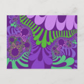 Carte Postale Purple and Green Mod (Devant)