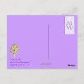 Carte Postale Purple Artichoke (Dos)
