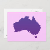 Carte Postale Purple Australie (Devant / Derrière)