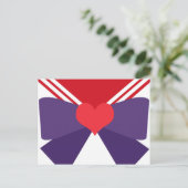 Carte postale "Purple Bow" (7/9) (Debout devant)