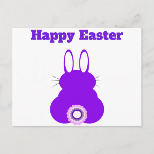 Carte Postale Purple Bunny Pâques
