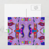 Carte Postale Purple Dragon (Devant / Derrière)