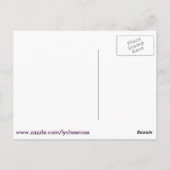 Carte postale Purple Elephant (Dos)