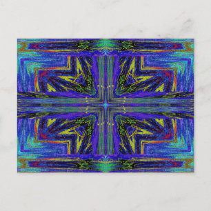 CARTE POSTALE PURPLE ET OR NASMA 11