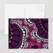 Carte Postale Purple et rose (Devant / Derrière)