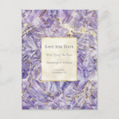 Carte Postale Purple Euphoria Spinel Gemstone Enregistrer la dat (Devant)