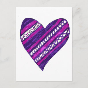 Carte Postale Purple Heart Postcard