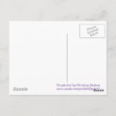 Carte postale 'Purple Iris' (Dos)