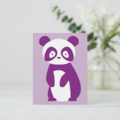 Carte postale Purple Panda (Debout devant)