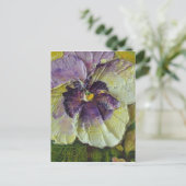 Carte postale Purple Pansy (Debout devant)